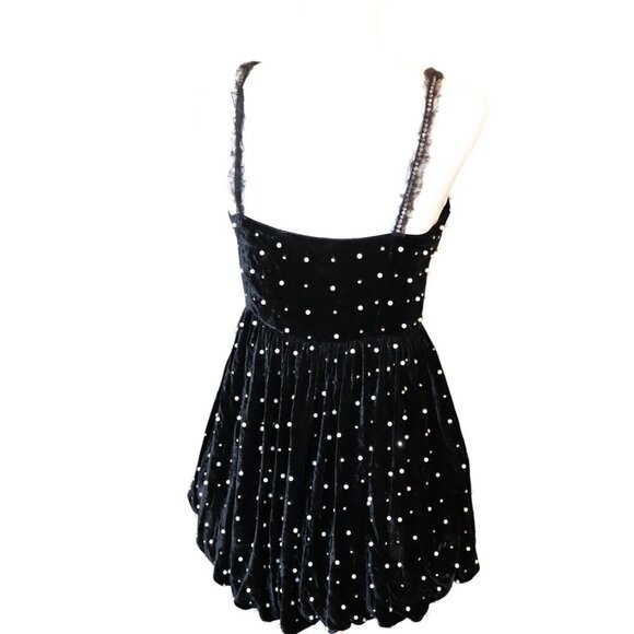 LoveShackFancy Devita Bubble Dress With Lace Straps, Size 8 NWT - Picture 3 of 5